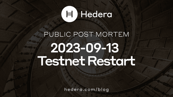 2023 09 13 Testnet Restart Banner