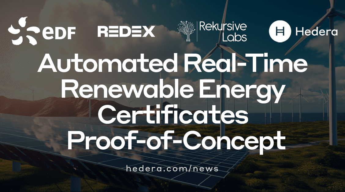 EDF, REDEX, and Rekursive Labs Collaborate on… - Hedera
