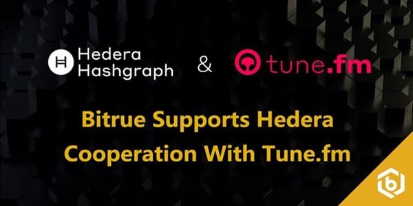 Bitrue Expands Hedera Support With Tune fm JAM Token