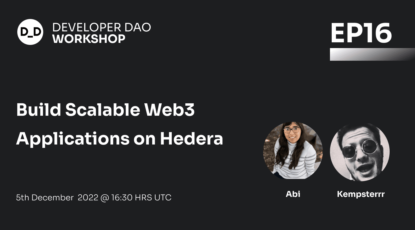 Build Scalable Web3 Applications on Hedera