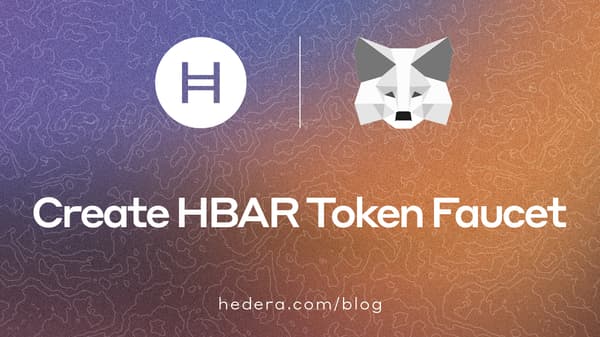 Create HBAR Token Faucet Banner v2
