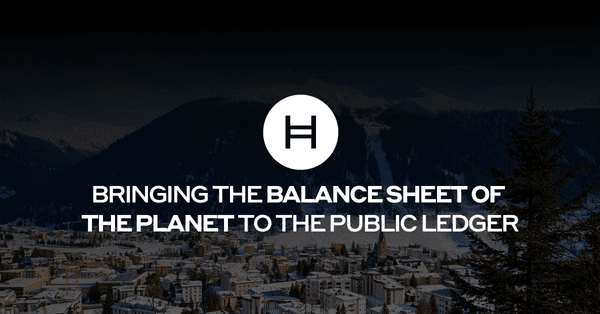 HH BRINGING THE BALANCE SHEET OF THE PLANET TO THE PUBLIC LEDGER