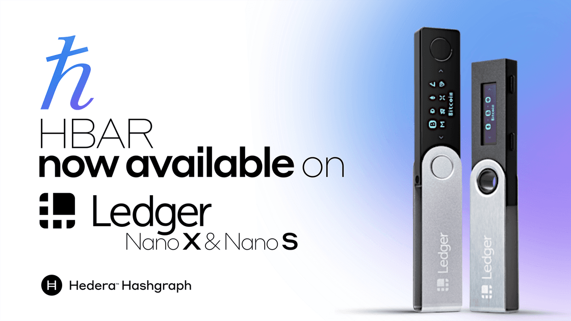 Hedera Hashgraph Announces Ledger Nano S And Nano X Wallet Hedera Hedera Hashgraph Announces Ledger Nano S And Nano X Wallet Hedera