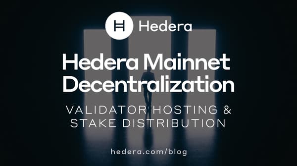 Hedera Mainnet Decentralization Banner
