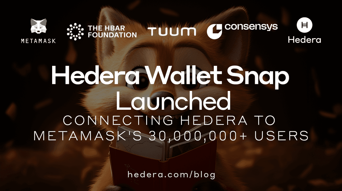 Hedera Wallet Snap goes live, connecting the Hedera network… | Hedera