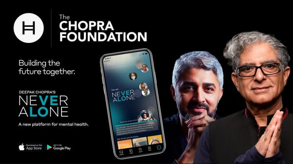 Hedera Chopra Foundation Never Alone Platform