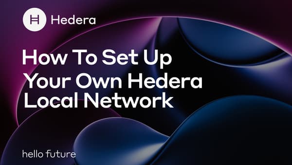 How To Set Up Your Own Hedera Local Network Banner v2 1