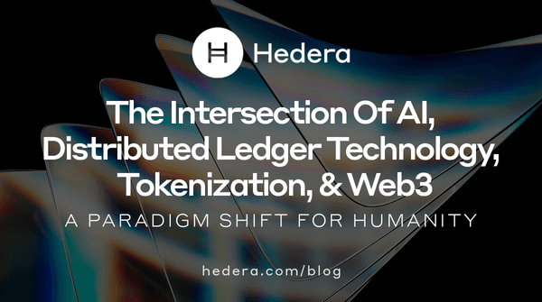 The Intersection Of AI Distributed Ledger Technology Tokenization Web3 Banner v1 1