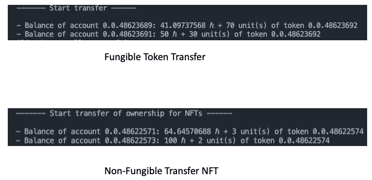 Ft and nft transfer